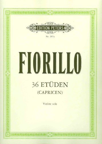 Fedorico Fiorillo -36 Etüden oder Capricen - für Violine Solo - Noten/Sheet Music