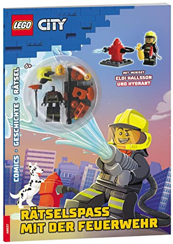 LEGO® City™ – Rätselspaß mit der Feuerwehr: Mit LEGO® Miniset Eldi Hallsson und Hydrant