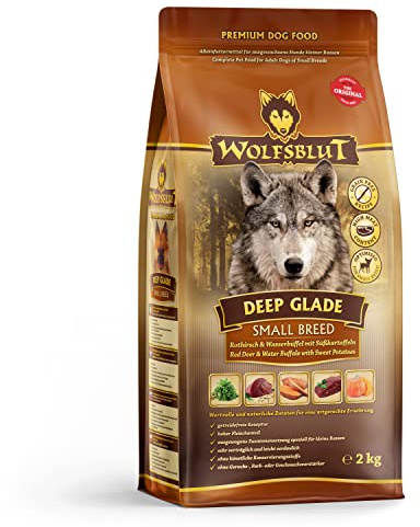 WOLFSBLUT – Deep Glade Small Breed Adult | Trockenfutter mit natürlichen Zutaten und wertvollen Superfoods für kleine, ausgewachsene Hunde. Getreidefreies Alleinfutter ohne Zusatzstoffe im Beutel |...