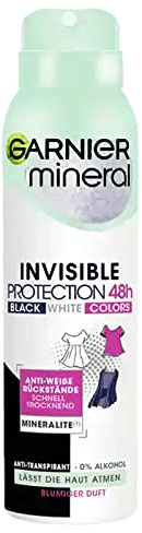 150ml Garnier Mineral Invisible Black White Colors 48h NON STOP Anti Transpirant 4er Pack (4x150ml)
