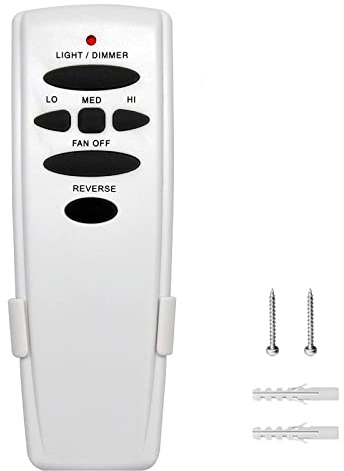 Hampton Bay Ceiling Fan Remote Control-3-Speed,Light Dimmer,Reverse Button