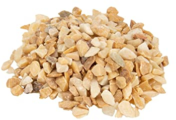 NaDeco Natursteine, ca. 5-8 mm, viele Farben erhältlich | Dekosteine | Dekosand | Dekokies | Ziersteine | Kieselsteine | Bastel Steine | Dekogranulat | Streudeko | Füllmaterial, Farbe:Creme | Beige