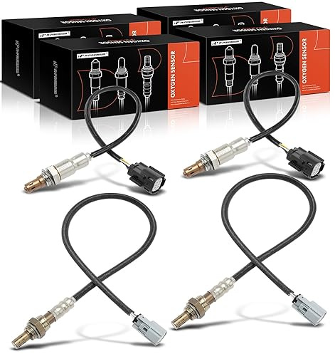 A-Premium O2 Oxygen Sensor Compatible with Ford Explorer, Edge, Taurus, Flex, Police Interceptor Sedan, Police Interceptor Utility & Lincoln MKX, MKT, Continental, Upstream and Downstream, 4-PC Set