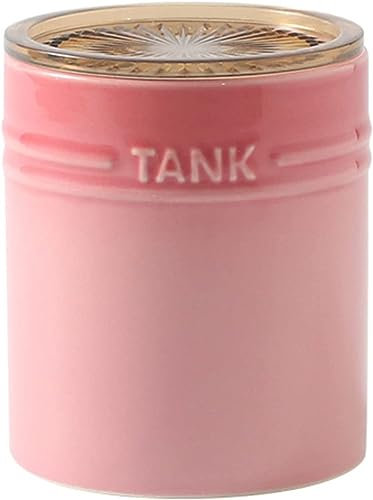 Sucrier en céramique, pot à épices, sucrier en céramique dégradé avec couvercle, sucrier solide avec cuillère, pot à épices en porcelaine rouge 400 ml/14 oz (couleur : rouge) (couleur : rouge, taille