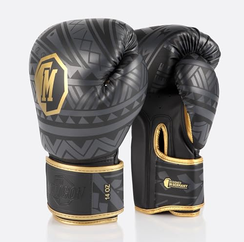 MADGON Premium Boxing Gloves Best Material for Long Life Kickboxing Gloves for Men Women Martial Arts MMA Sparring Muay Thai Boxing 10 12 14 16oz with Bag