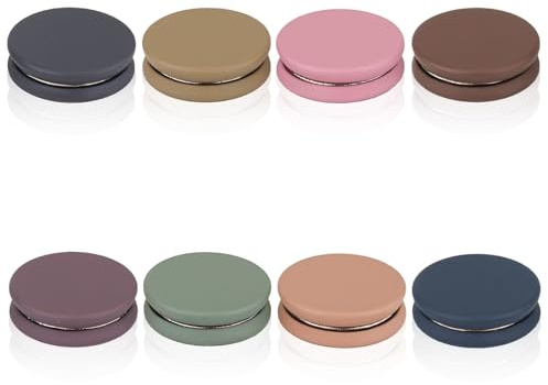 8pcs Épingles Magnétiques pour Hijab, 1,4 cm Polyvalentes Clip Magnétique Foulard Aimants Hijab Sans Accroc Épingles Magnétiques Fortes pour Hijab Broche Sans Épingle pour Femmes (Couleur B)