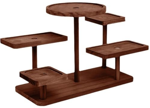 Lpitoy Présentoirs en Bois Présentoirs en Bois Présentoirs À Bijoux Riser Présentoirs en Bois pour Desserts, Cupcakes, Figurines, Bijoux, Parfum