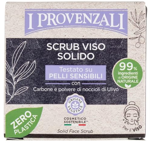 I Provenzali | Scrub Viso Solido, Testato su Pelli Sensibili, 70 g