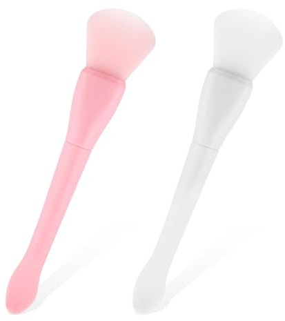 6 Stück Silikon Gesichtsmasken Pinsel, Applikator für Gesichtsmasken, Flexible Masken Pinsel, Wiederverwendbares Kosmetik Zubehör für Hautpflege und Spa Anwendungen Zuhause