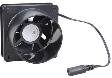 PEPWE Ventola di scarico silenziosa da 8 cm, aspiratore per condotti d'aria, ventola di ventilazione per casa, pollai, cucina, bagno