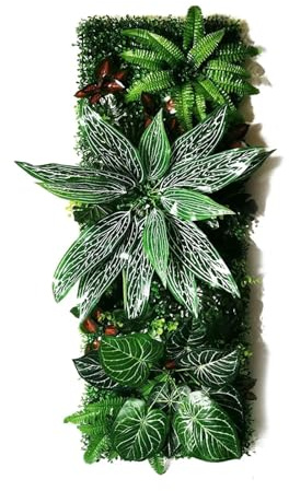 FJOADNVM Gazon Synthetique Exterieur Gazon Artificiel de Jardin, décoration végétale, Fausse patate Douce, décoration de Fond de pelouse, 40x120cm(Style2)