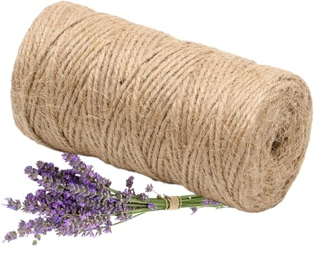 Jute-Schnur 100m 2mm Jutegarn Schnur reissfest Natur Jute