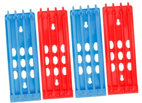 TOYZFRIENDY 4 Stück Teiliges Fußring Geflügel mit Stabilem Organizer Nummerierte Hühner-markierungsringe Wetterfester Halter für Brieftauben Hähnchenschenkelringe Platzsparender Ringhalter