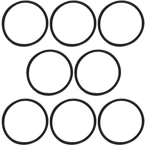 HONITANO 10 Pezzi Elastici Anti-vibrazione per Supporto Microfono Anelli in Gomma Sostitutivi per Shock Mount Condenser Mic Fasce Elastiche per Clip Microfono Studio e Streaming