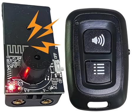 Generisch Acerador con sonidos | 16 ajustes de ruido para ruidos fuertes, juguete muy divertido para hacer ruidos | para fiestas, oficina, escuela, dormitorio, apartamento, coche, interior, jardín