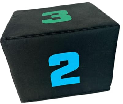 DimyFew Caja Pliométrica 3 en 1, Caja de Agilidad Antideslizante para Gimnasios en Casa, Zancadas, Sentadillas Y Saltos a La Cuerda.