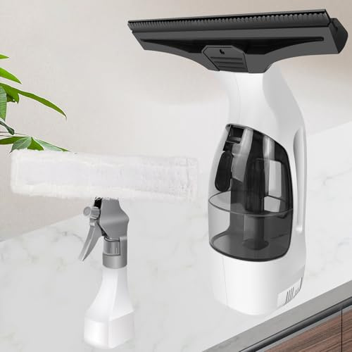 EFAN Cordless Window Vac, Condensation Removal Vacuum, Electric Window Cleaner with 50min Battery Life, 150ml Water Tank, Streak-Free Cleaning, for Windows, Mirrors, Showers