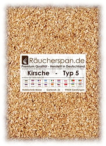 Räucherspan.de Räucherspäne Räuchermehl Kirsche Kirschholz Typ 5, geeignet für BORNIAK-Öfen (1.00, .)