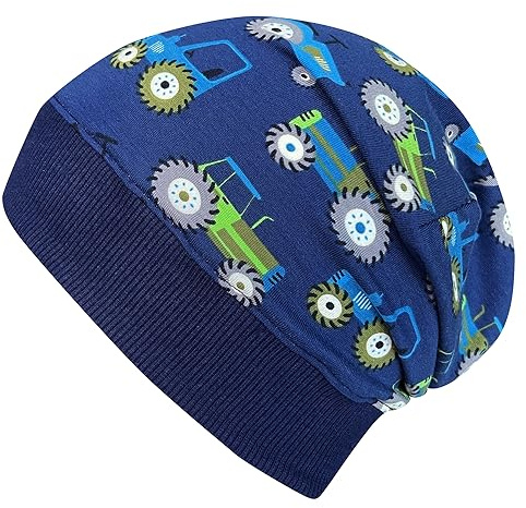 Wollhuhn ÖKO Leichte Mädchen/Jungen Beanie-Mütze Bündchen Elastisch Übergangszeit/Sommer Kinder-Mütze Baumwolle (Öko-Stoffe, Bio)