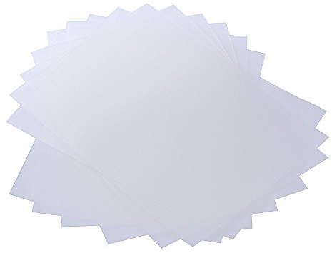 Rayson Einbanddeckel, 0,4 mm Polypropylen-Kunststoff-Einbanddeckel, A4 matt Vorder- und Rückseite, 50 Stück