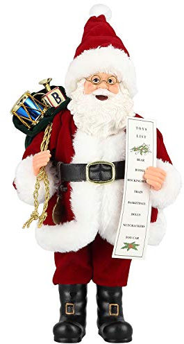 Uten Stehende Weihnachtsmann, 28cm/11'' Weihnachtsdekoration Figuren Weihnachtsmann Weihnachten Tischdeko Geschenke