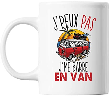 Planetee Mug Van | J'peux pas Van | Mug Blanc