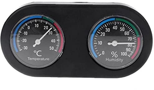 Thermomètre De Réservoir De Reptiles Reptile Hygromètre Thermomètre Thermomètre Ronde Affichage Température Température Humidité Matériel De Compteur Pour Incubateurs Reptile