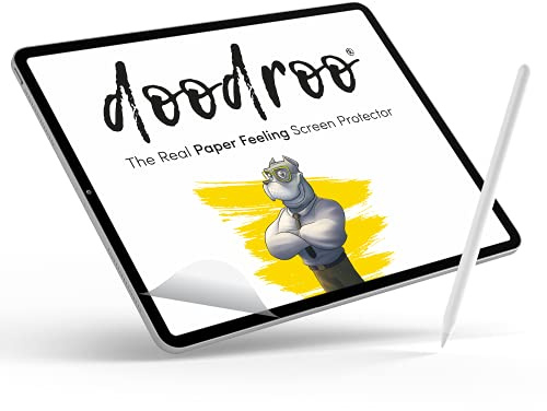 doodroo - Schutzfolie mit echtem Papiereffekt und Anti-reflex für BOOX Max Lumi/Lumi 2 / Max 3 - Schützender Film, der die natürliche Art des Papiereffekts wiederherstellt - 2 Stück