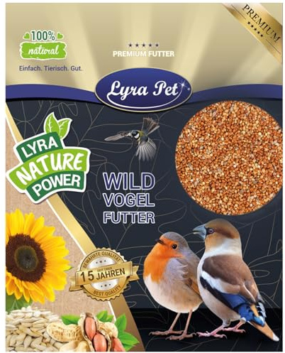 Lyra Pet® 20 kg Millet Rouge en Vrac, Aliment pour Oiseaux Sauvages