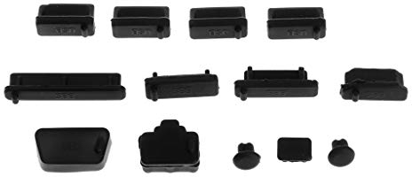 Oilmal USB-Stecker, 13 Stück Anti-Staub-Stecker, weiches Silikon, Daten-Port-USB-Schutz-Set, Laptop-Buchsen Dus