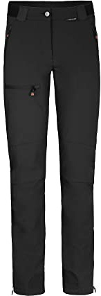 Bergson BRYNE Comfort | Damen Winter Softshellhose - Warme Damen Winter-Softshellhose mit Hybrid-Konstruktion, Normal-/Kurz-/Langgrößen, winddichtes & wasserabweisendes Softshell, wärmendes Innenflee