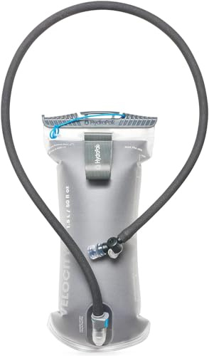 HydraPak Velocity IT (1.5L or 2L Hydration Reservoir) - Insulated Water Bladder/Reservoir for Hydration Pack – Self-Sealing Bite Valve, Leak Proof and Dishwasher Safe