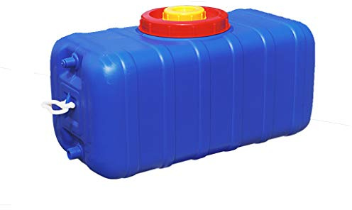 SPEGZ Contenedor de Agua Agua Plastico Portador 25L/45L/80L/110L/160L Depósito De Agua Tanque De Agua del Coche Engrosado Bidón Plástico con Grifo Envase Agua Que Acampa Bidón(Size:Type 200)