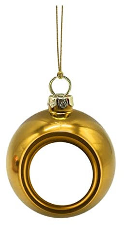 8 cm Weihnachtskugel Ornamente DIY Familie Fotokugel Hängende Dekoration Für Weihnachtsbaum Kreative Neujahrsparty Wohnkultur-GD,China,8cm