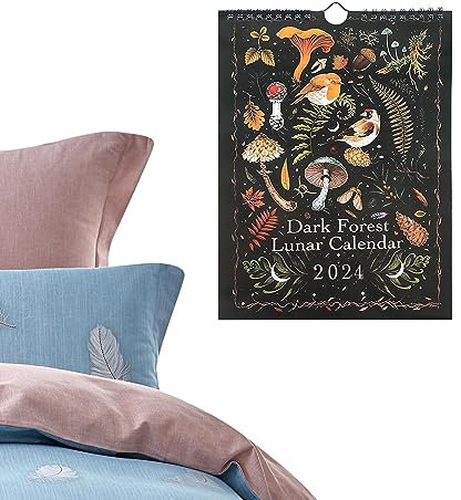 2024 mörka kalendrar, 2129,8 cm tidsplanering mörk kalender, månkalender, mörk månkalender, mörk månkalender, mörk kalender, 2024 kalender, mörk månkalender 2024 djurplanerare