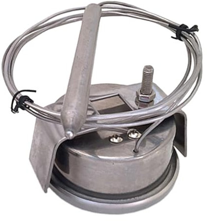 predolo Thermomètre BBQ Four 6,7 Cm Thermomètre Barbecue pour Camping Cuire Agneau Pizza