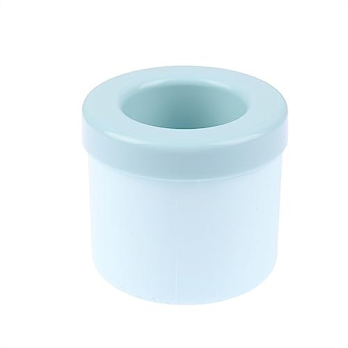 WAOCEO Eiskübel Eiseimer 1 Silikon-Eiskübel, Becherform, Eiswürfelform, schnelles Einfrieren, kreatives Design, Gefrorene Getränke, gekühlte Whiskey-Biergetränke Barzubehör (Color : Blauw)