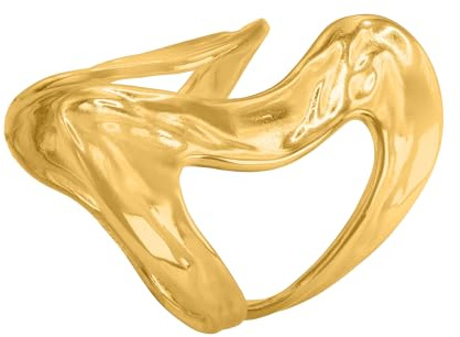 Heideman Ring Damen Sabin Edelstahl poliert | Als Geschenk zum Jahrestag oder Valentinstag für sie - alltagstauglich, pflegeleicht und langlebig im Alltag.