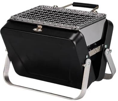 Lnhgh Parrilla de carbón portátil, pequeña parrilla de carbón | Sartén de barbacoa de mesa al aire libre | Sartén de barbacoa, pequeña parrilla al aire libre de mesa para picnic de camping, fiesta en