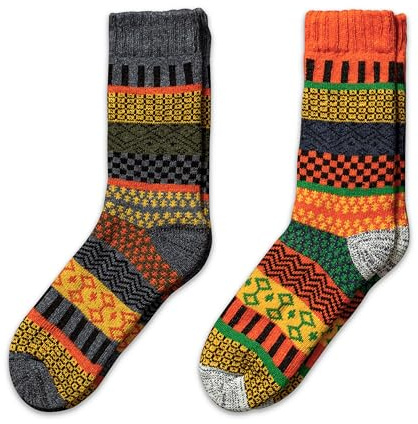 NORDIC Calcetines de Lana Merino 2 Pares para Hombres y Mujeres, de Invierno, Cálidos, Suaves y Cómodos (39-42, Svea)