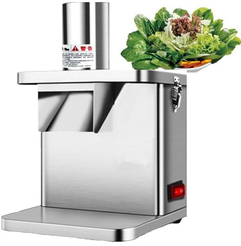 URJWAN Picadora De Verduras EléCtrica, Cortadora De Alimentos, Cortadora De Frutas Y Verduras, con Moldes para Cortar En Cubitos, Cuchillas De Acero Inoxidable, Cortadora AutomáTica De Frutas