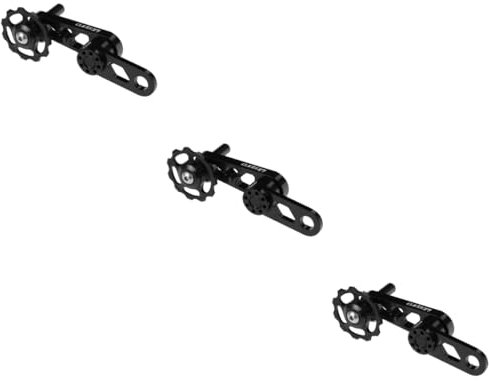Abaodam 3 Piezas De Estabilizadores De Cadena De Bicicleta Plegable Botas De Manivela Tensor De Cadena De Salto Perno Cadena De Bicicleta De Velocidad Desviador Divisor De Pista