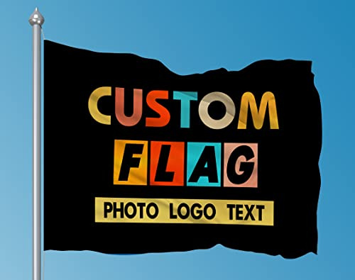 DOHXQM Benutzerdefinierte Gartenflaggen Gestalten Sie Ihr eigenes Logo Bild 5x8 Ft Fügen Sie Ihren Text hinzu einseitig Druck Personalisierte Flagge Erstellen Sie Ihr eigenes Geburtstag Banner