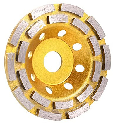 Disco Desbaste Hormigon,Diamante Muela Disco de la taza de la rueda de la muela del segmento de diamante de 125 mm para la rueda de pulido de la rueda del diamante del granito de mármol de hormigón