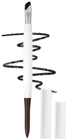Erinde Gel Eyeliner Schwarz mit Pinsel, Drehbarer Eyeliner Stift für Präzise Linien und Verlängerungen, Langanhaltend, Mattes Finish, Weiche Textur, Hochpigmentiert, Ideal für Anfänger, 1 Stück #01