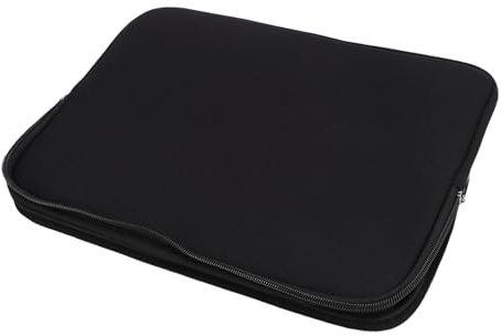 Borsa per tablet Custodia per tablet portatile in schiuma di neoprene resistente all'acqua nera con cerniera per laptop (13 Inch)