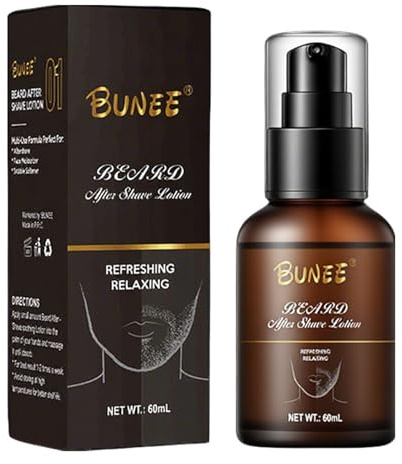 55ml Bálsamo Barba Hombre,Bálsamo para después del afeitado para hombres,bálsamo facial refrescante