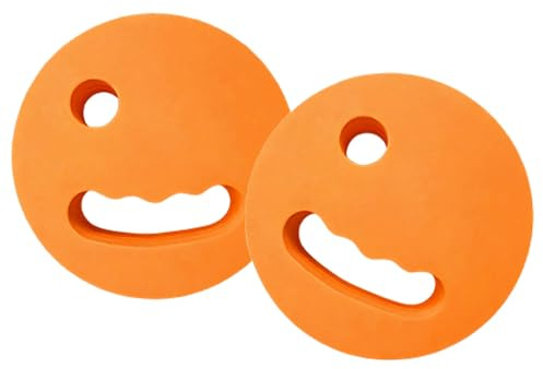 YROHGKPN 1 par de paletas de natación de mano, discos de ejercicio acuático, tabla flotante para entrenamiento de natación y aeróbicos, discos de ejercicio de espuma multicolor