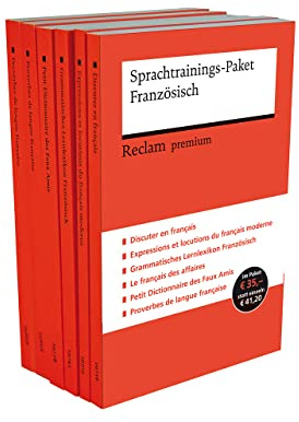 Sprachtrainings-Paket Französisch: [Fremdsprachentexte] – 6 Bände eingeschweißt – Basiswissen auffrischen; Grammatik vertiefen – 30083 (Reclams Universal-Bibliothek)