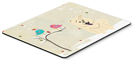 Caroline's Treasures Christmas Presents, Chow Chow White Mouse Pad, Multicolor, 7.75x9.25 (BB2612MP)